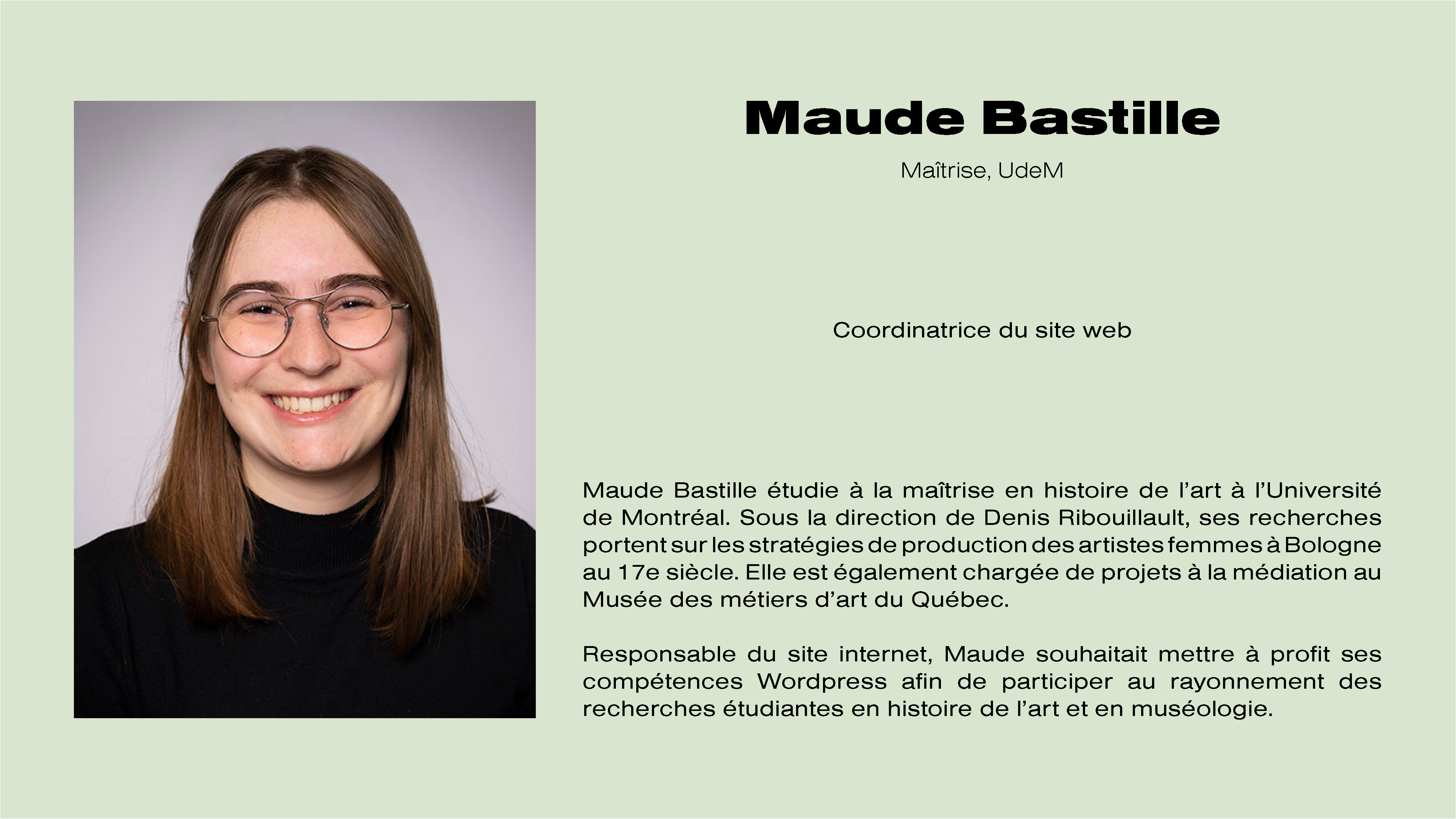 Maude Bastille