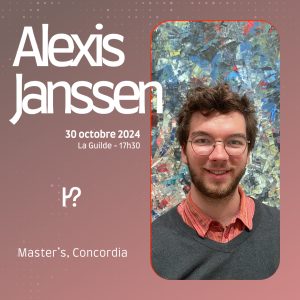 Alexis Janssen, maste's Concordia